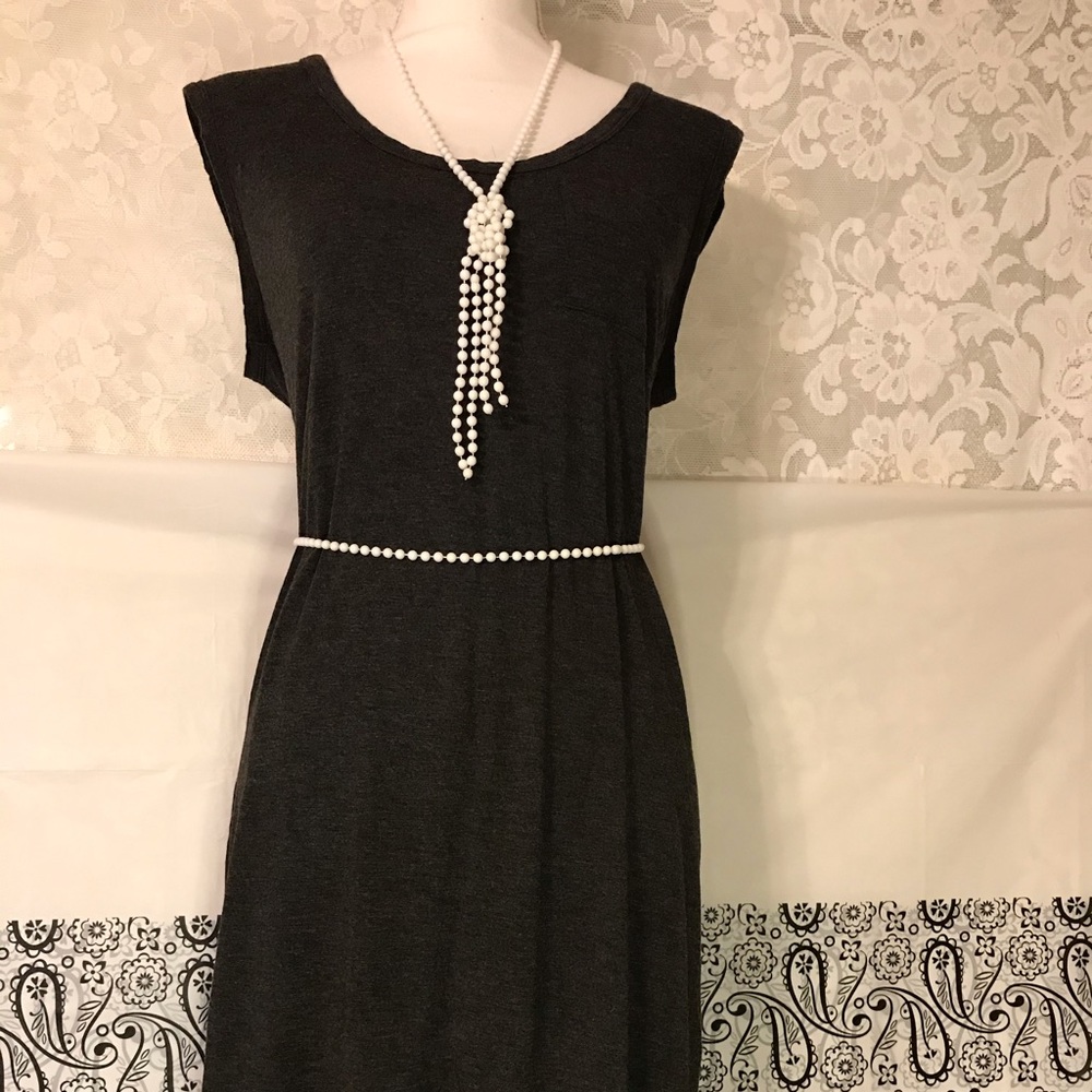 Charcoal casual dress
